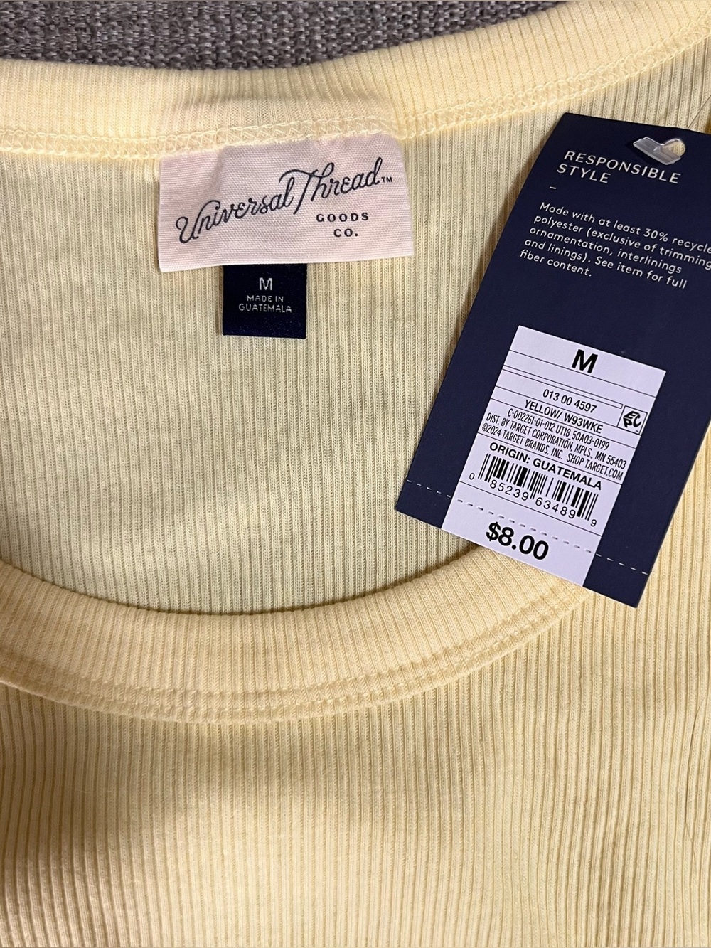 Universal Thread Ribbed Scoopneck Tank - Picture 3 of 4